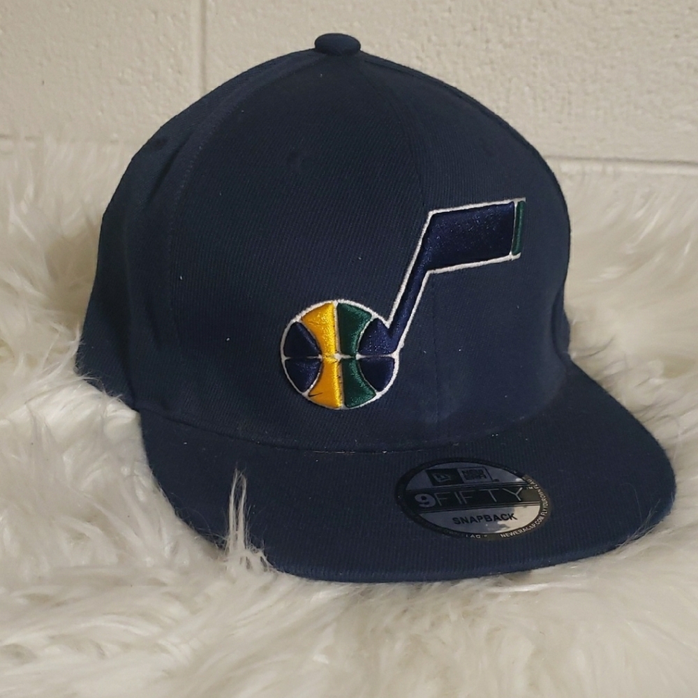 New Era Utah Jazz Dark Blue 9FIFTY Snapback Hat